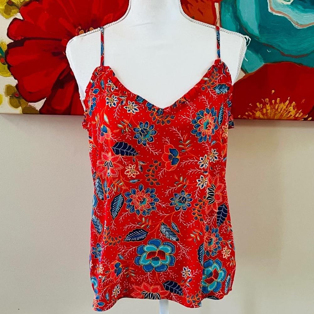 loft 𖤓 strappy cami. euc.